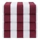 preview thumbnail 9 of 64, American Soft Linen,100% Cotton 4 Pack Beach Towels, 30 x 60 Cabana Striped Pool Towels