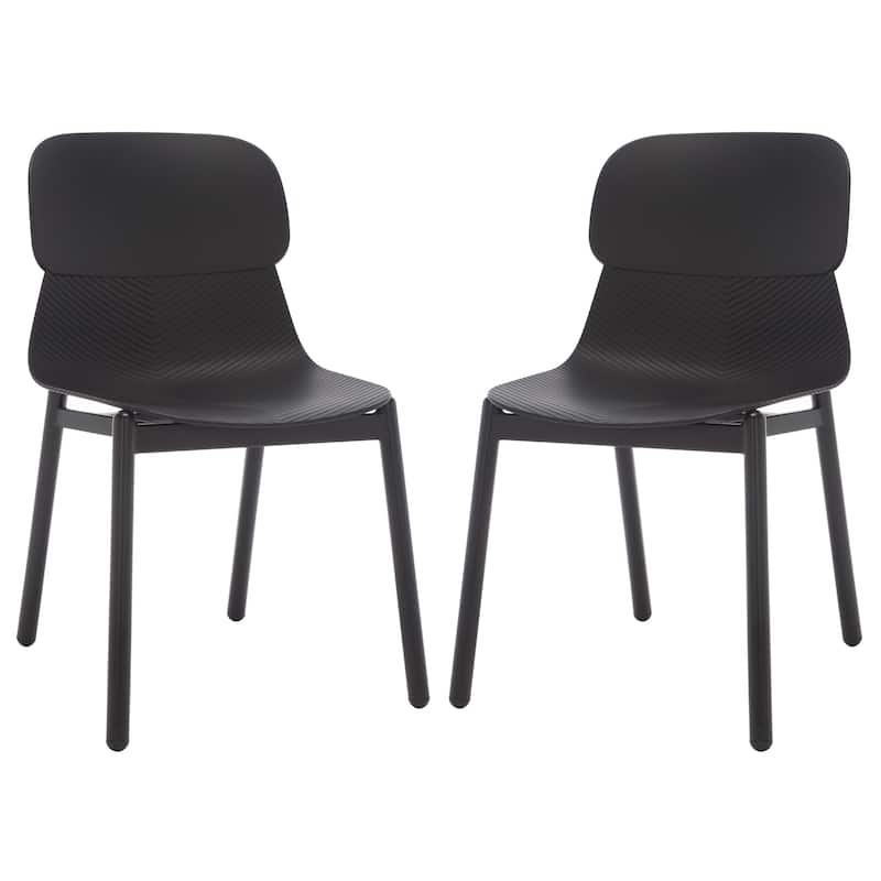 SAFAVIEH Couture Gonne Molded Plastic Dining Chair (Set of 2) - 21Wx21Dx33H