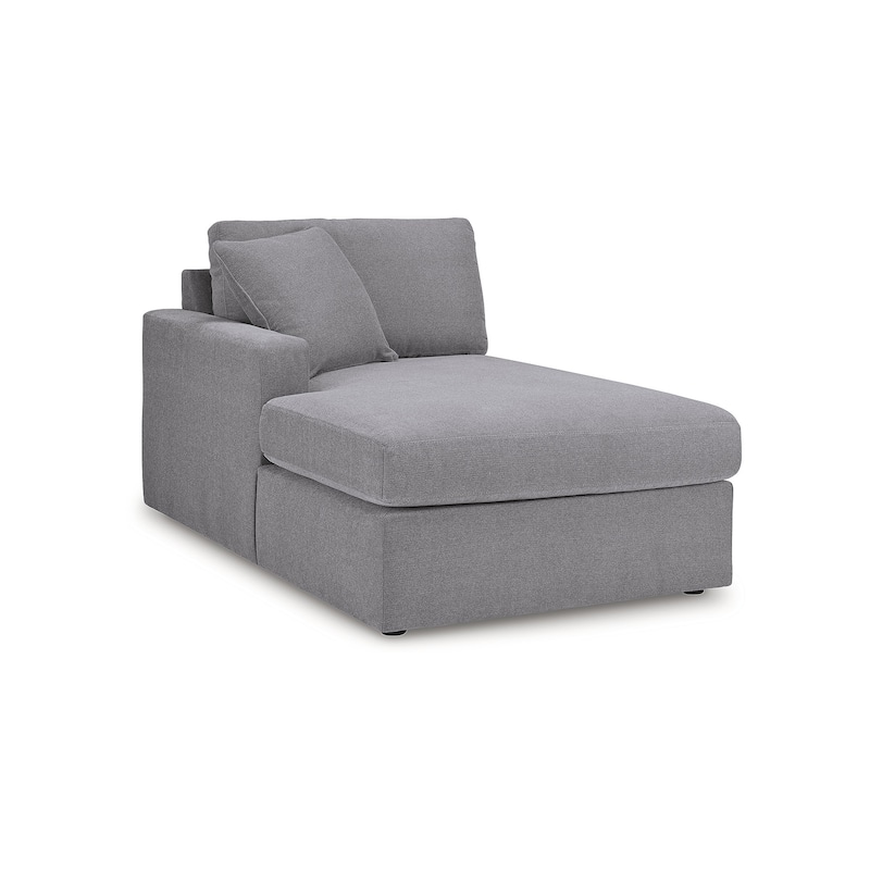 Signature Design by Ashley Modmax 4-Piece Sectional with Chaise and Storage Console - 126"W x 68"D x 36"H