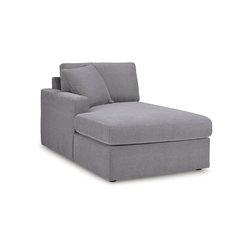 Signature Design by Ashley Modmax 6-Piece Sectional with Chaise and Audio Console - 140"W x 86"D x 36"H