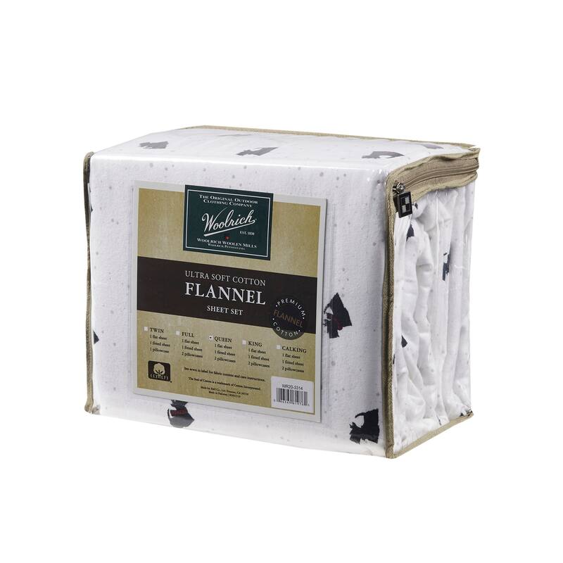 Woolrich Cotton Flannel Sheet Set