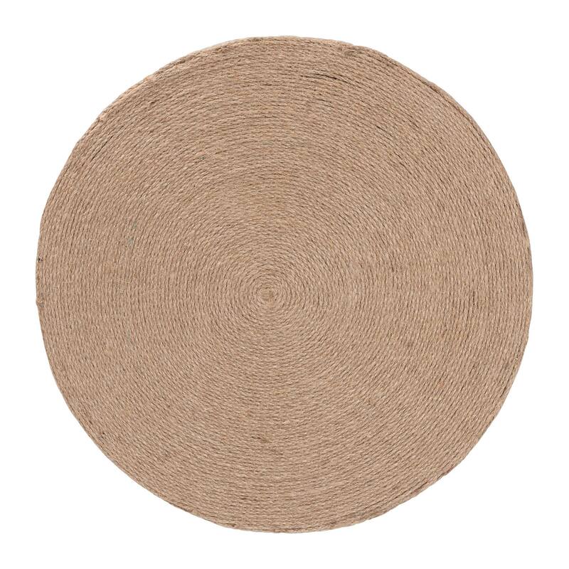 Cady Japandi Natural Jute Side Table