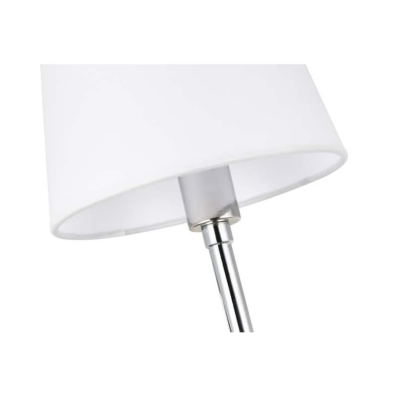 Carlton 1-light White Shade Wall Sconce