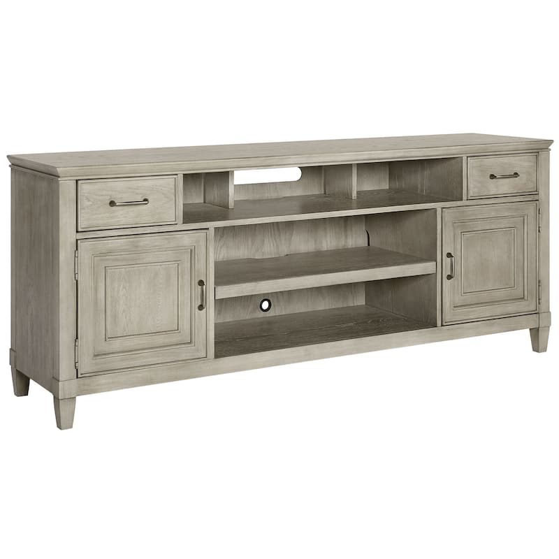 Origins by Alpine Newport Wood TV Console in Sand