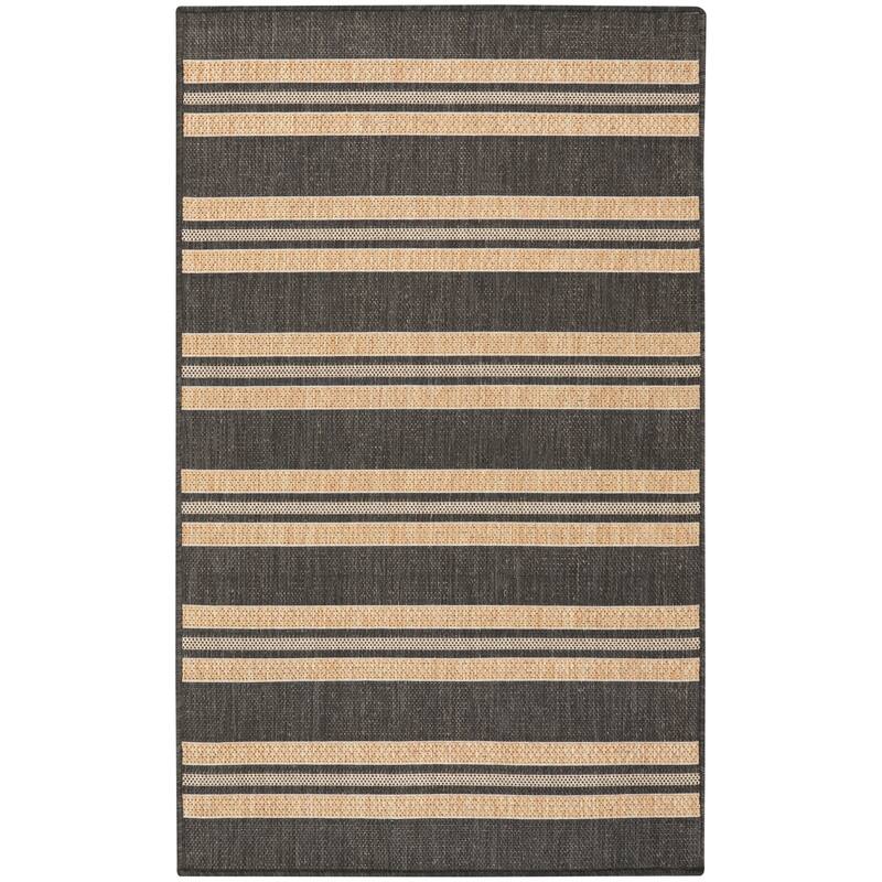 Nourison Horizon Indoor/Outdoor Modern Rug - 3' x 5' - Charcoal