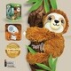 preview thumbnail 1 of 3, Shusher Sloth by Baby Shusher Plush Soothing Sloth Companion with 1 hour Noise Detection - White - N/A