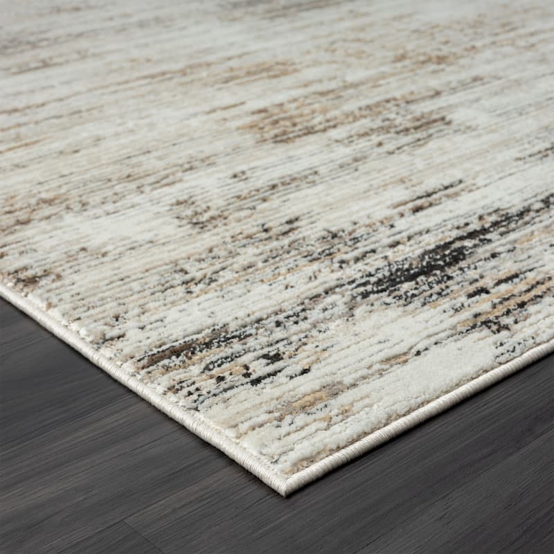 Tekes Distressed Abstract Area Rug By HomeRoots - 2' x 6' Runner