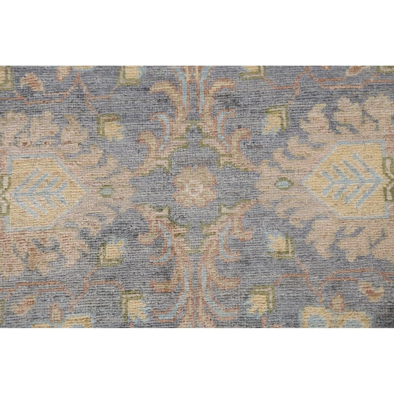 Traditional Vegetable Dye Oushak Turkish Area Rug Wool Hand-knotted - 5'9" x 7'9"