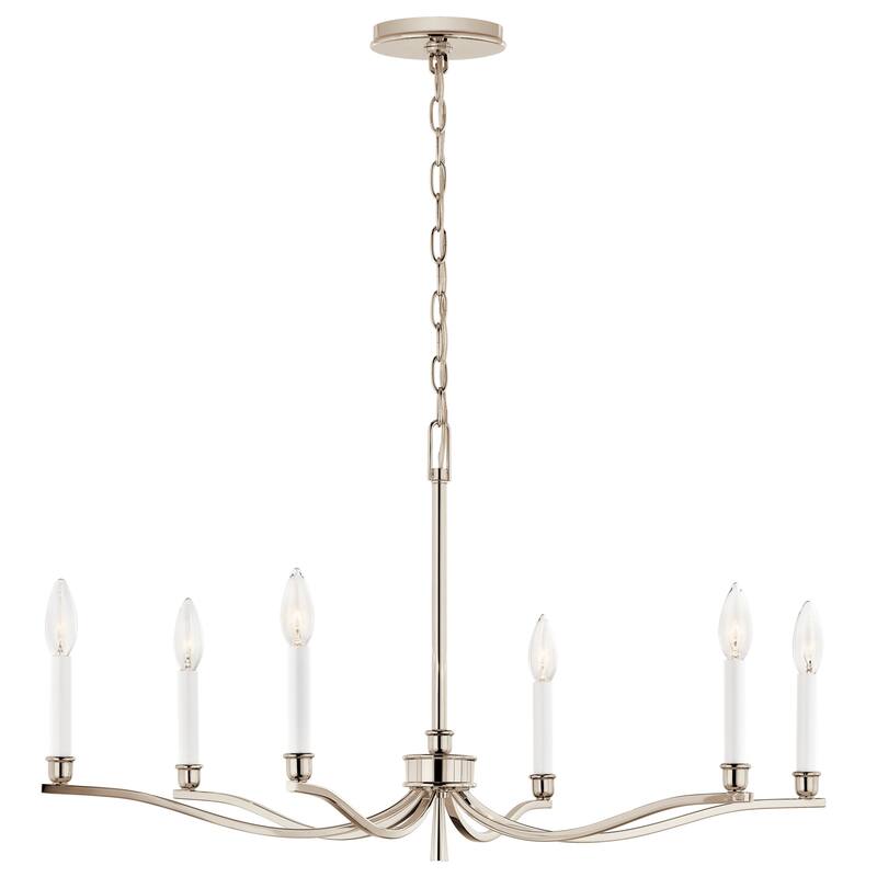 Kichler 52695 Malene 6 Light 32" Wide Taper Candle Style Chandelier