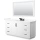 Option White / Giotto Quartz Top / Matte Black Hardware