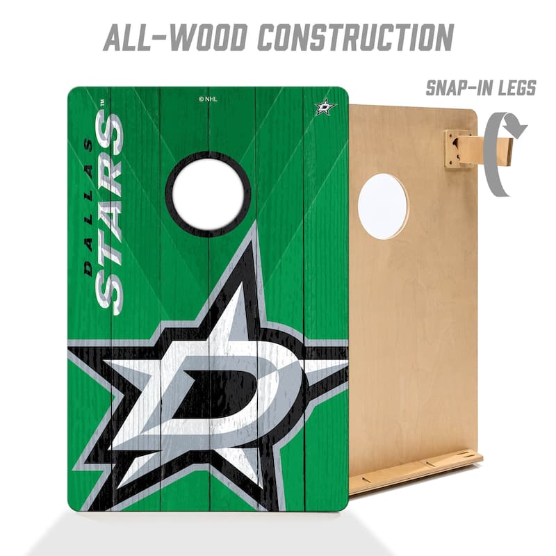 Dallas Stars NHL Tailgate Cornhole Board Set