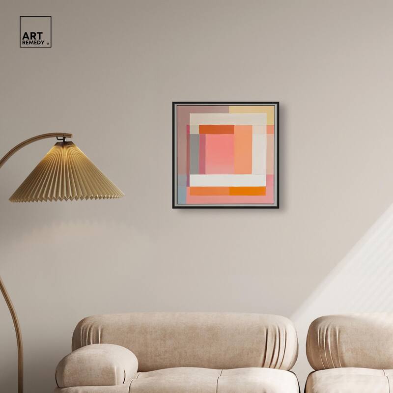 Minimal Color Blocks I Canvas by Art Remedy