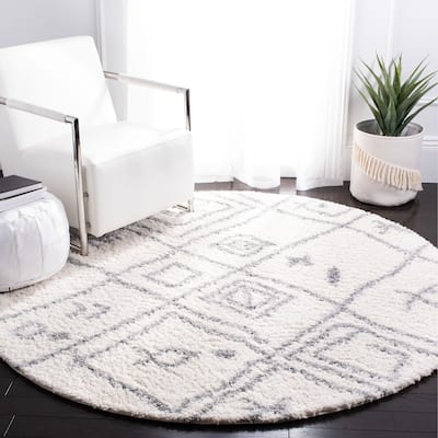SAFAVIEH Parma Shag Reili Trellis 1.2-inch Thick Rug