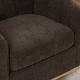 preview thumbnail 4 of 15, Boucle Modern 360° Swivel Barrel Chair with Chenille Cushions and Pocket Spring Seat