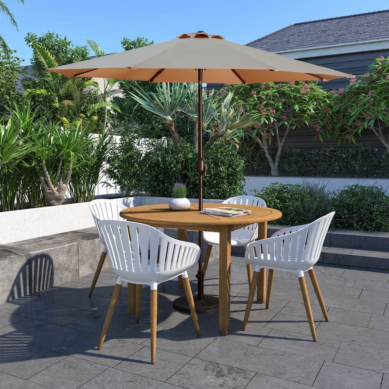 9 ft.Aluminum Market High Quality Light Tilt Patio Beach Umbrella without Base