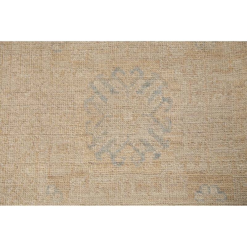 Vegetable Dye Traditional Oushak Turkish Wool Area Rug Hand-knotted - 5'6" x 9'5"