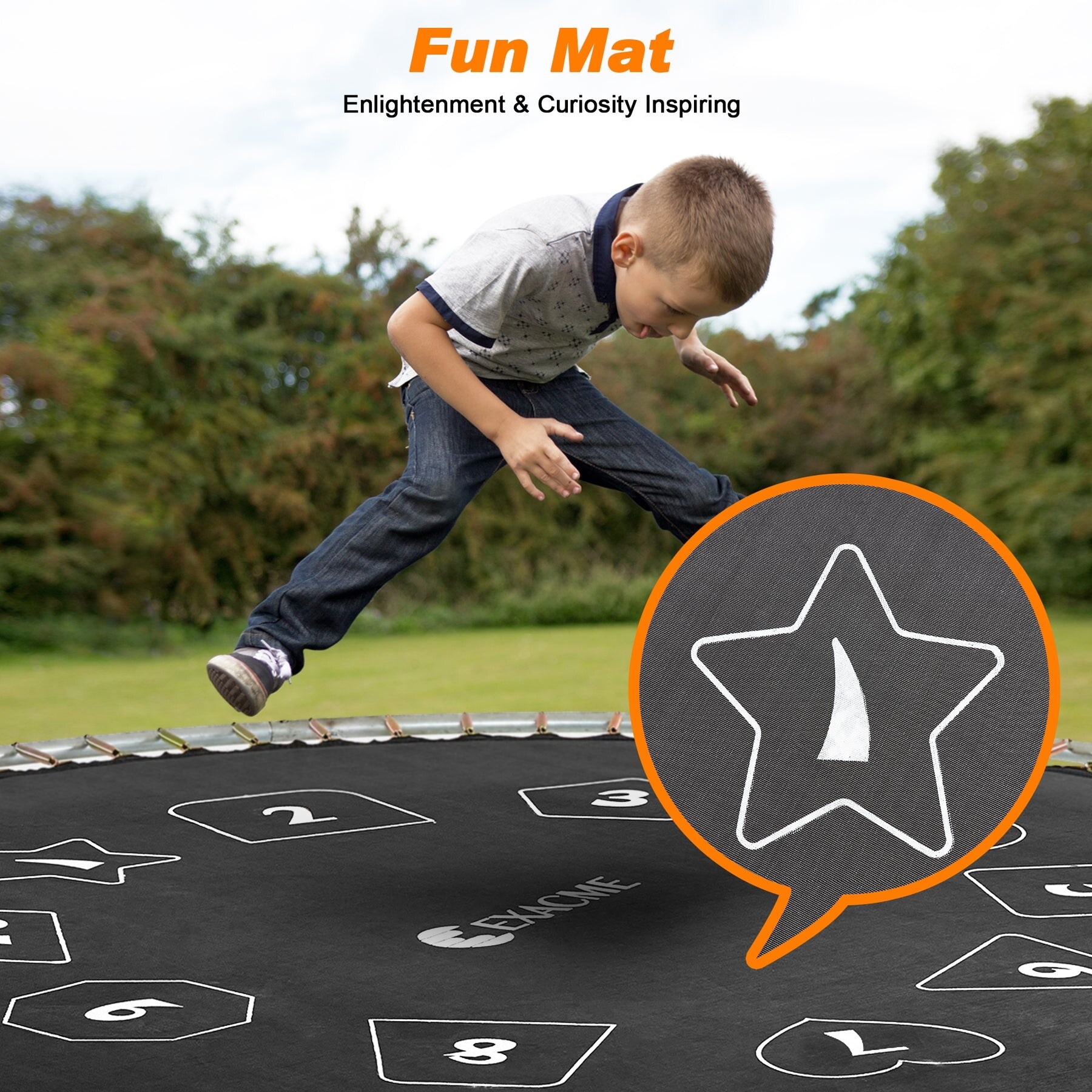 Round Trampoline Exacme Trampolines ExacMe Trampoline Mat