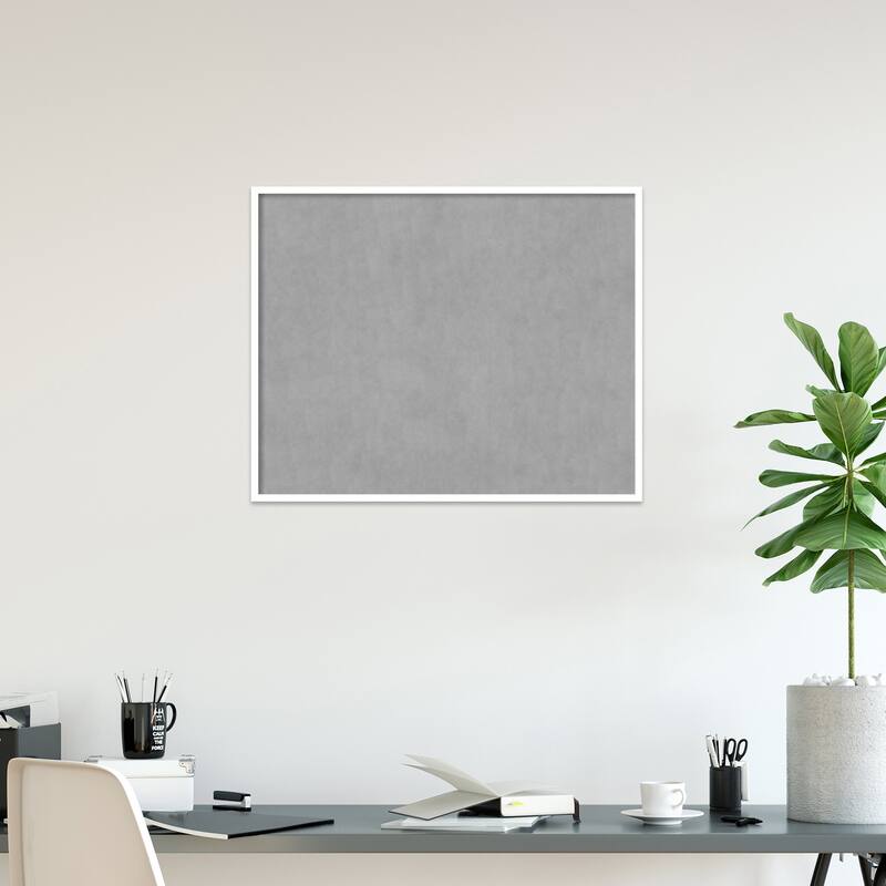 Amanti Art Svelte White Framed Magnetic Board