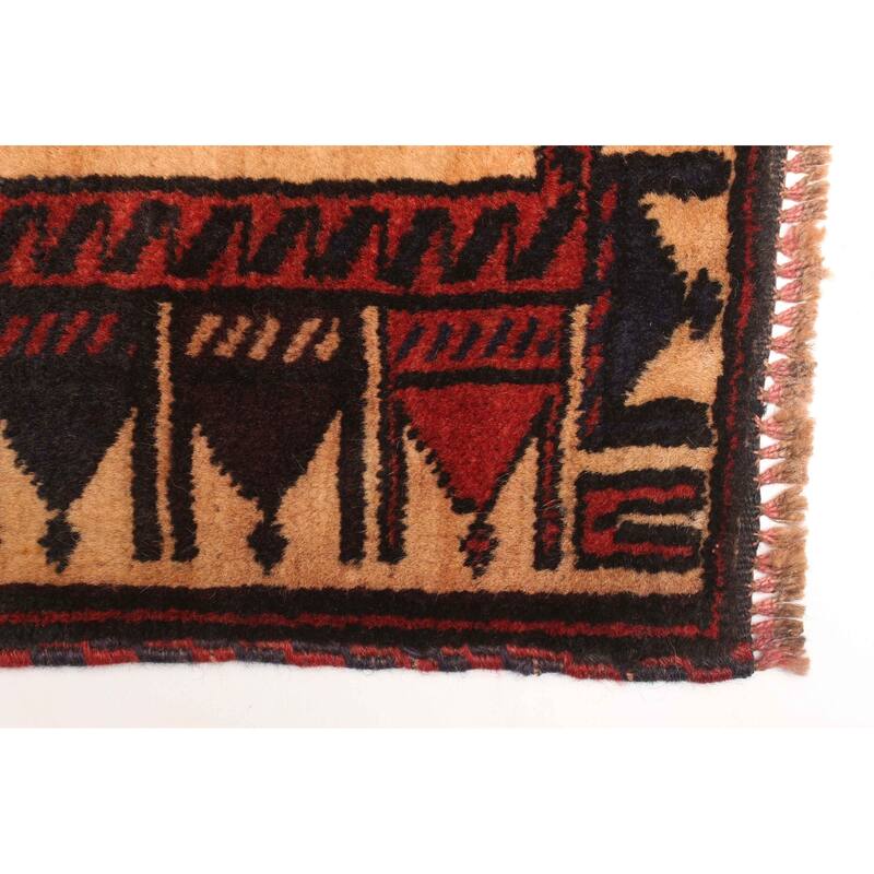 ECARPETGALLERY Hand-knotted Teimani Dark Navy Wool Rug - 2'10 x 3'9