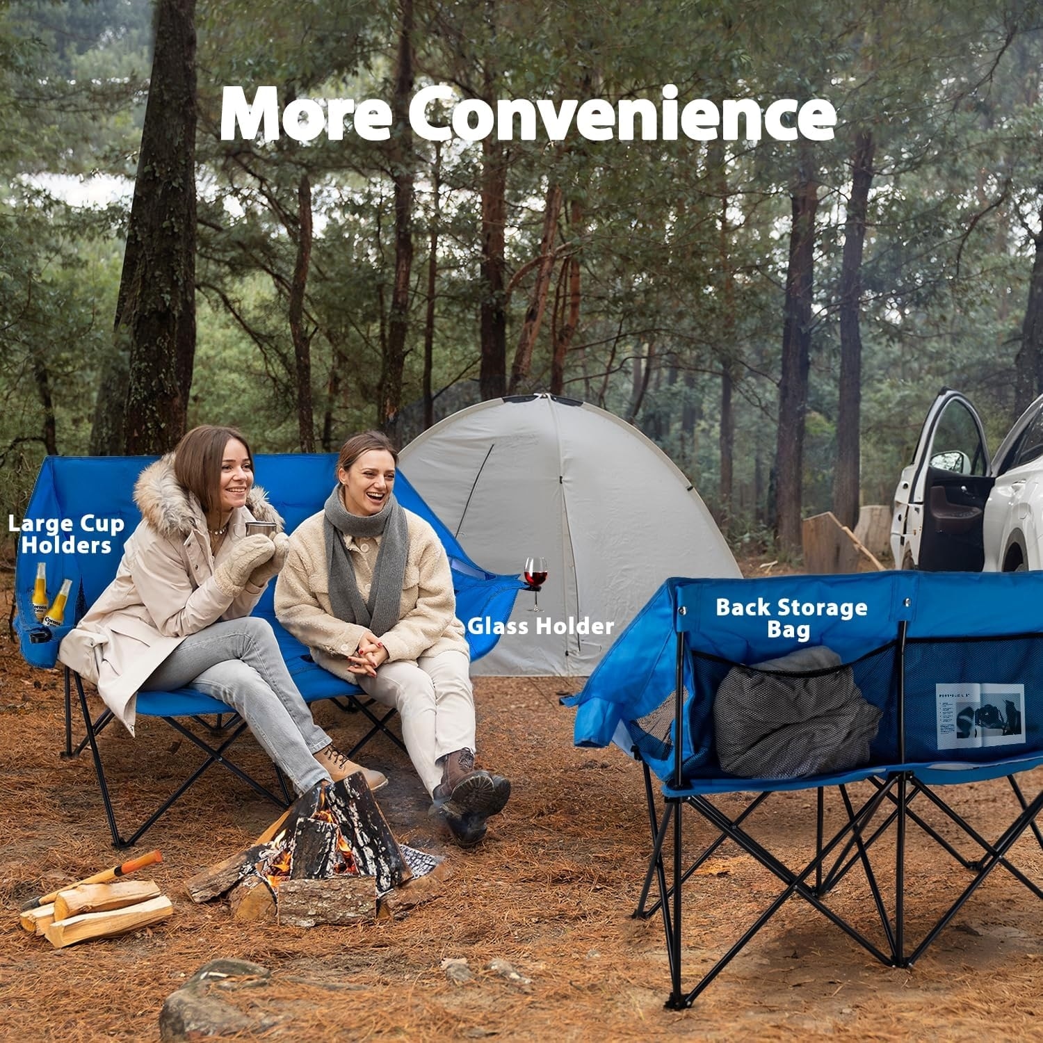 Camp Furniture Trespass Double Folding Chair Trespass Argos Double