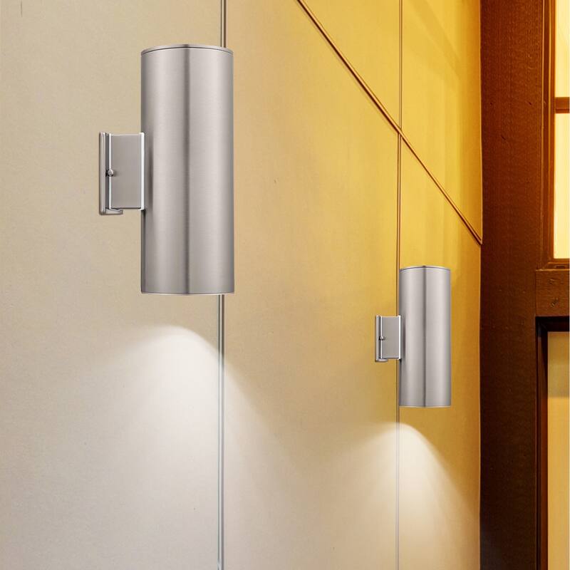 Eglo Ascoli 13-inch Outdoor LED Wall Light with Clear Glass