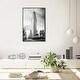 preview thumbnail 14 of 20, Oliver Gal 'Flatiron Roads' Cities and Skylines Wall Art Framed Canvas Print United States Cities - Black, White 24 x 36 - Black