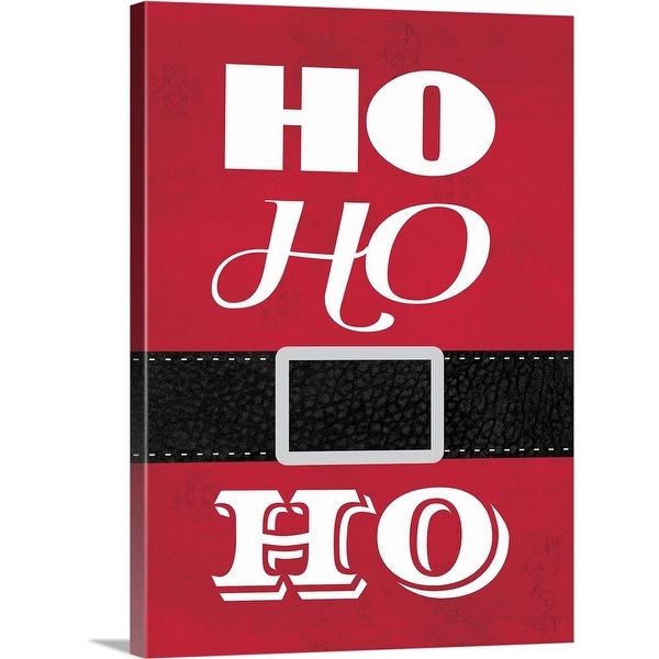 "Ho Ho Ho" Canvas Wall Art