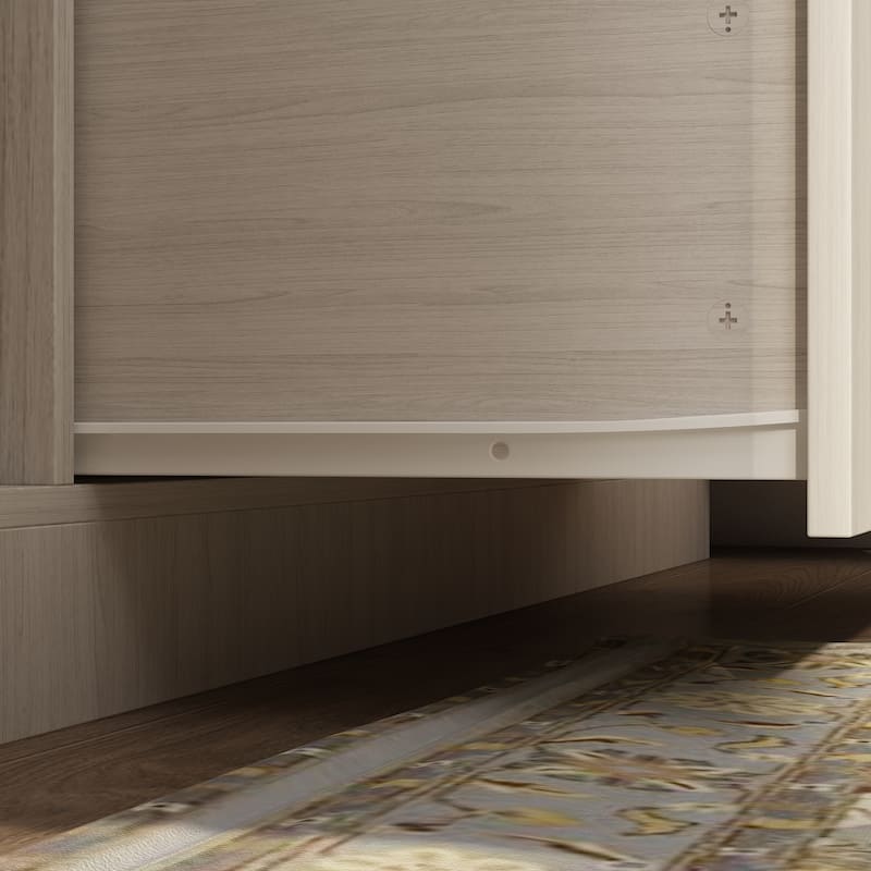 Modular Modern Glass Door Wardrobe:Storage Closet Solution Armoire