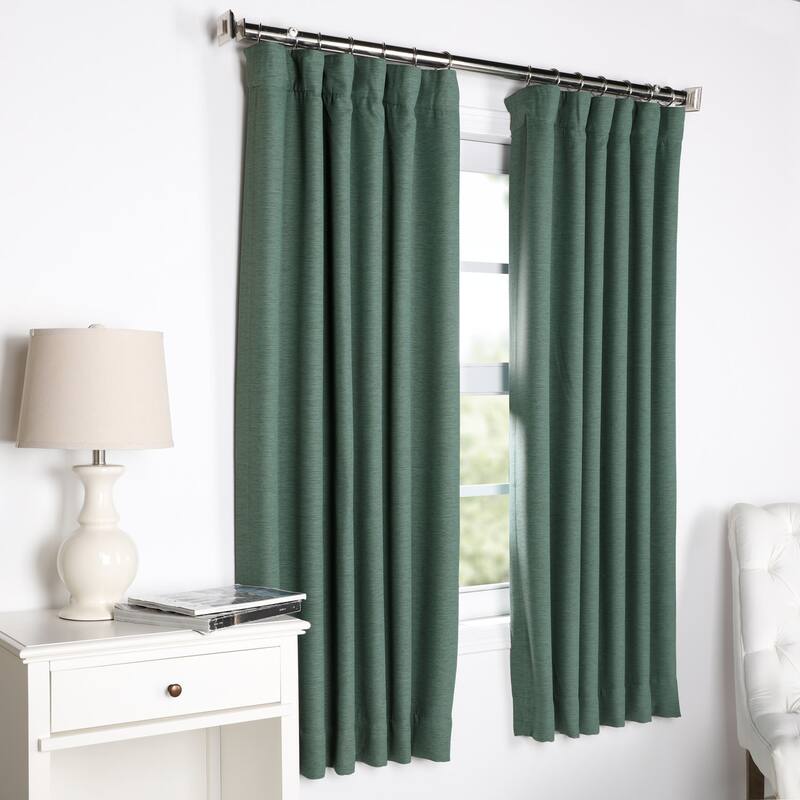 Exclusive Fabrics Bellino 63 In Room Darkening Curtain (1 Panel) - 50 x 63