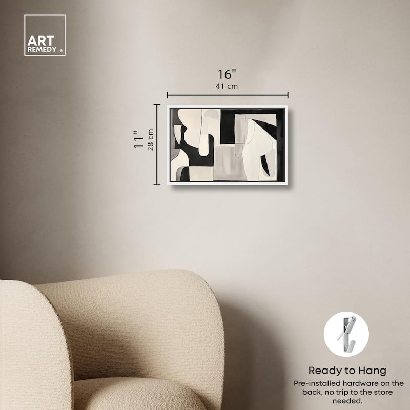 Shadow Play I Canvas by Art Remedy