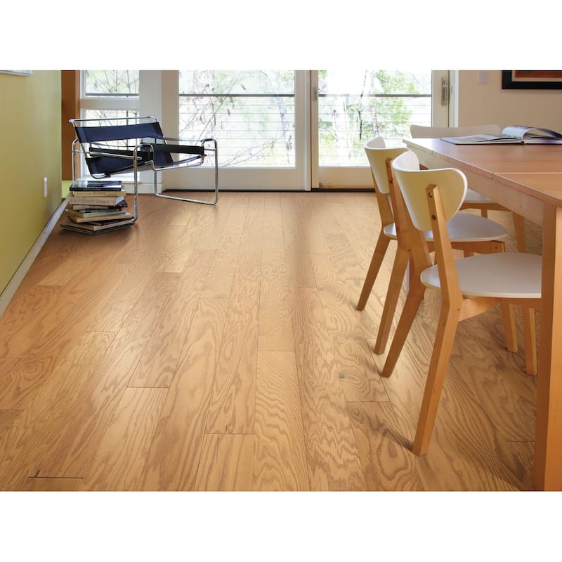 Shaw Albright Oak 5" Wide Smooth Engineered Red Oak Hardwood Flooring