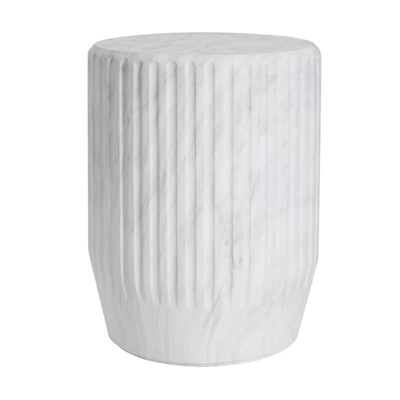 Christopher Knight Home- Sarah Outdoor MGO Carved Side Table