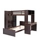 preview thumbnail 47 of 54, Twin Size Loft Bed with a Stand-Alone Bed, Desk and Wardrobe
