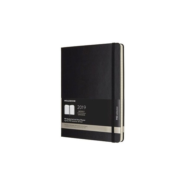 Shop Moleskine 2019 12m Pro Weekly Vertical Extra Large Weekly