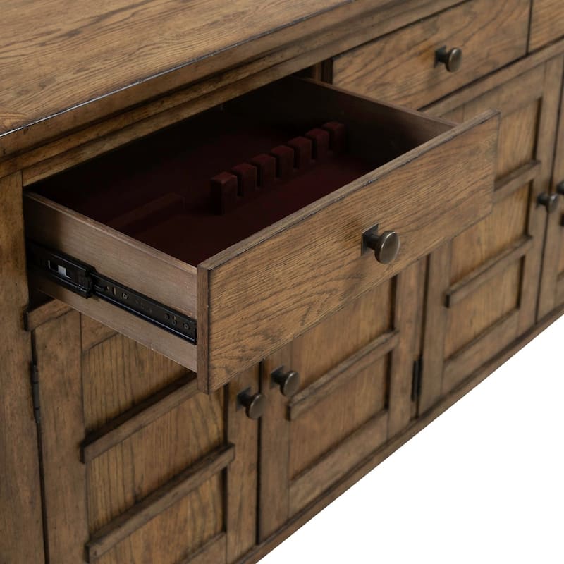 Liberty Furniture Carolina Park Server & Hutch