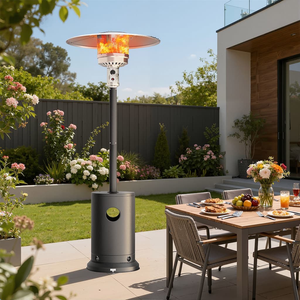 Upgraded 50,000 BTU Stainless Steel Propane Gas Outdoor Patio Heater