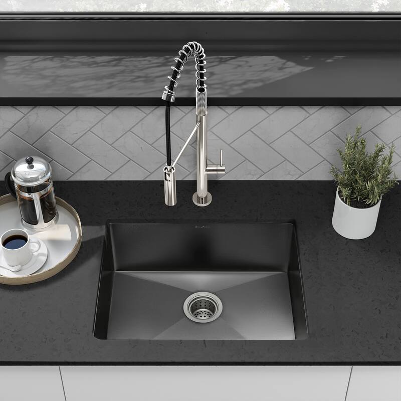 Rivage 23 x 18 Stainless Steel, Single Basin, Undermount Kitchen Sink