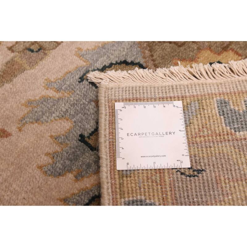 ECARPETGALLERY Hand-knotted Jules Serapi Ivory Wool Rug - 7'11 x 9'11