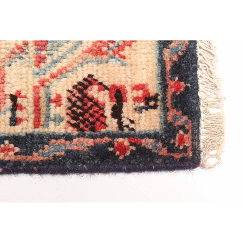 ECARPETGALLERY Hand-knotted Andelz Red Wool Rug - 3'10 x 6'2