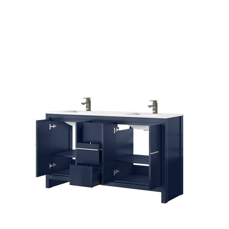 Lafarre Bath Vanity Quartz Top, Sink and Gun Metal Faucet