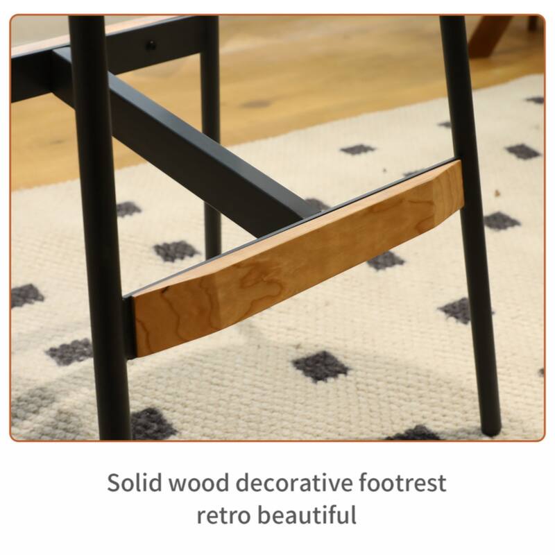 Modern Set of 2 Bar Stools Comfortable & Stylish Counter Height and Bar Height Bar Stools