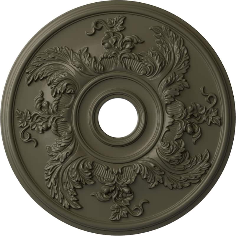 23 5/8"OD x 4 5/8"ID x 1 7/8"P Acanthus Twist Ceiling Medallion