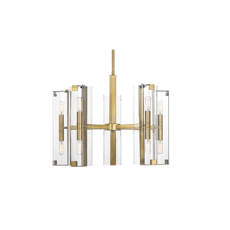 Savoy House Winfield 10 Light 25" Wide Chandelier - Warm Brass