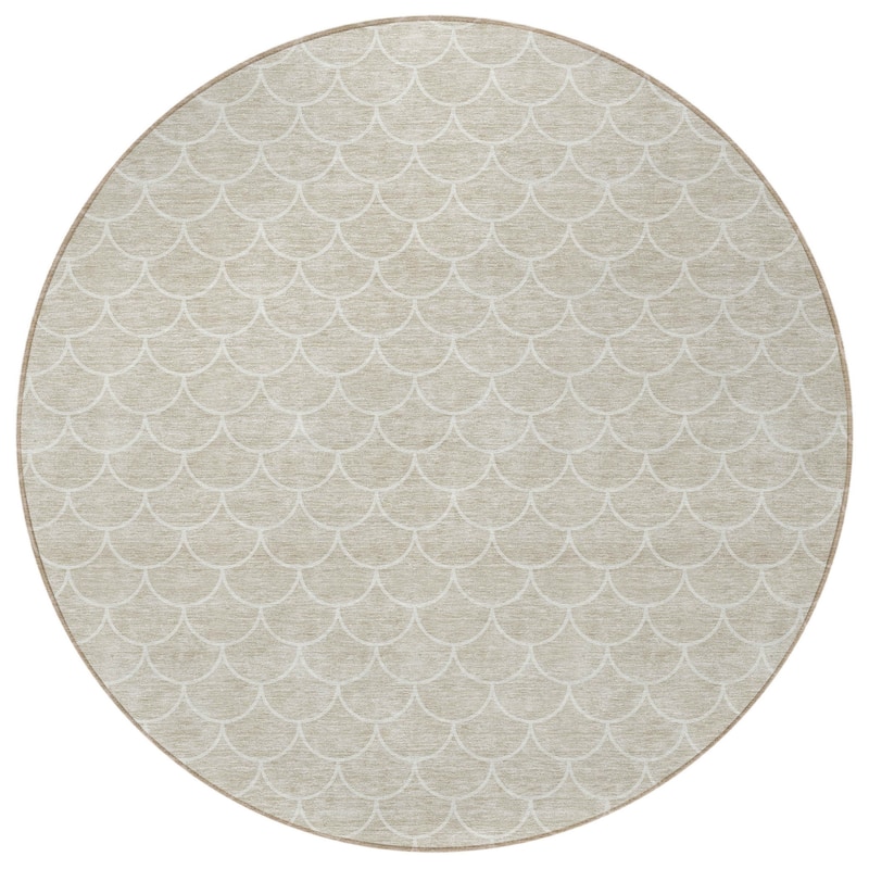 HomeRoots Geometric Transitional Rectangle Outdoor Rug