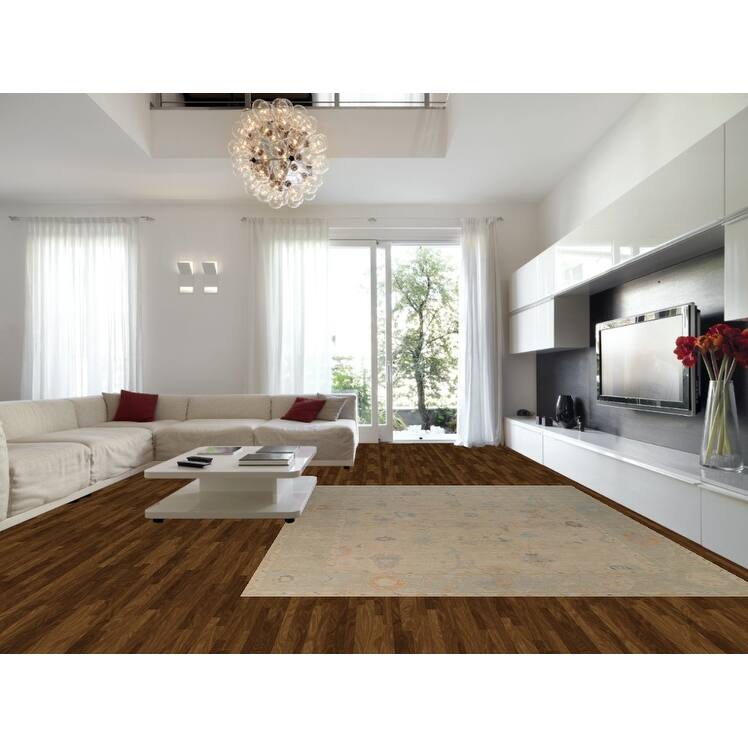 Vegetable Dye Oriental Oushak Turkish Area Rug Handmade Wool Carpet - 9'6"x 12'6"