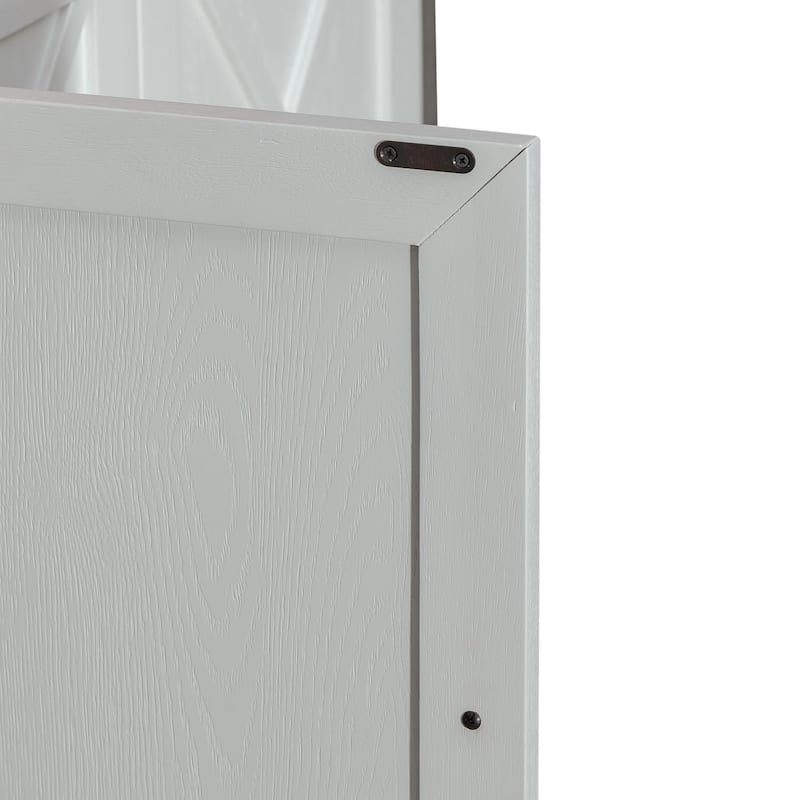 Palmetto Heights Two-Tone Shell White & Driftwood Accent Buffet