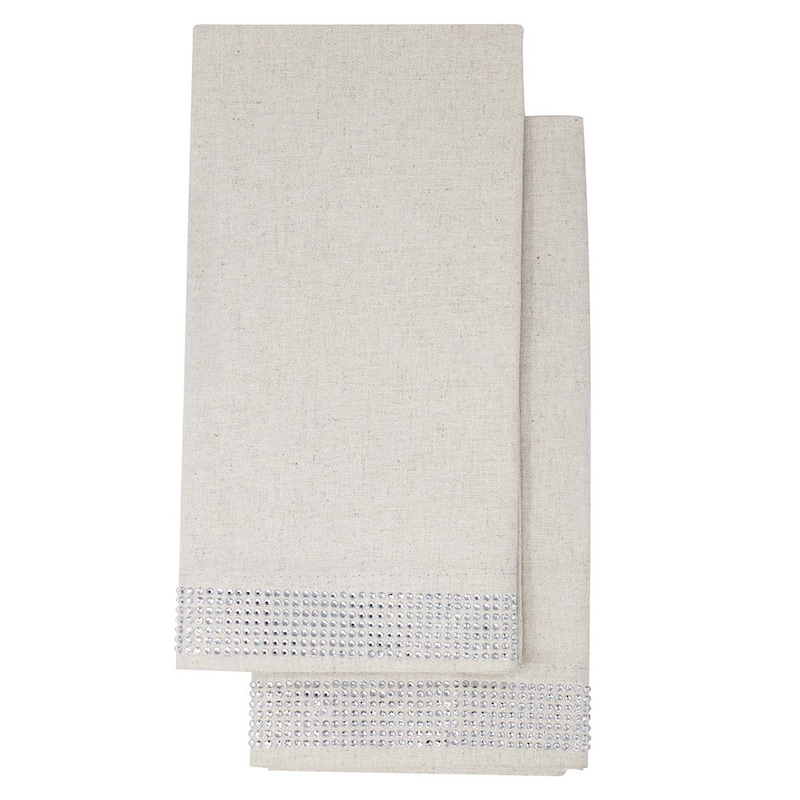 Sparkles Home Rhinestone Napkin (Set of 2) - N/A - Taupe