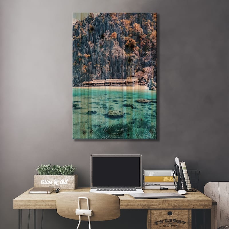 Welcome To The Philippines Print On Wood by Hobopeeba - Multi-Color