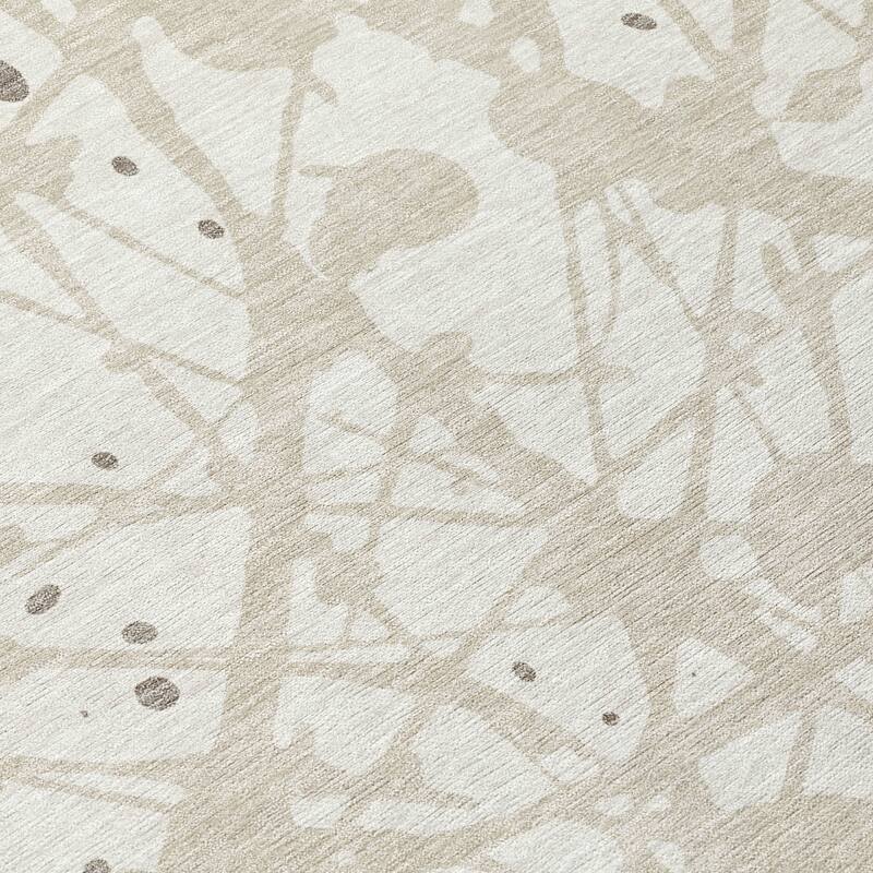 Machine Washable Indoor/ Outdoor Modern Campo Chantille Rug