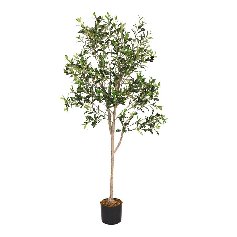 150cm Removable Artificial Olive Tree Faux Greenery for Indoor Home and Office Decoration 1pcs/set